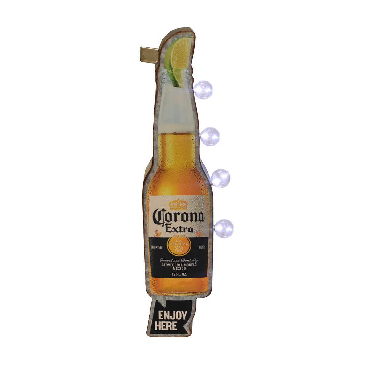 Corona Beer Light Up Tin Metal Sign LED Home Bar Garage Wall Art Man Cave Decor - Image 4