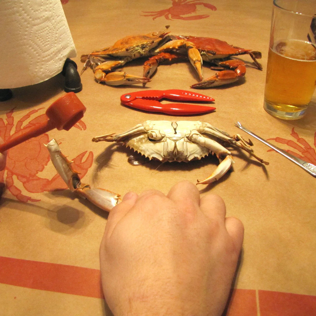 Crab Hammer Lobster Mallet Seafood Cracker Shellfish Pick Kitchen Tool Utensil - Image 5