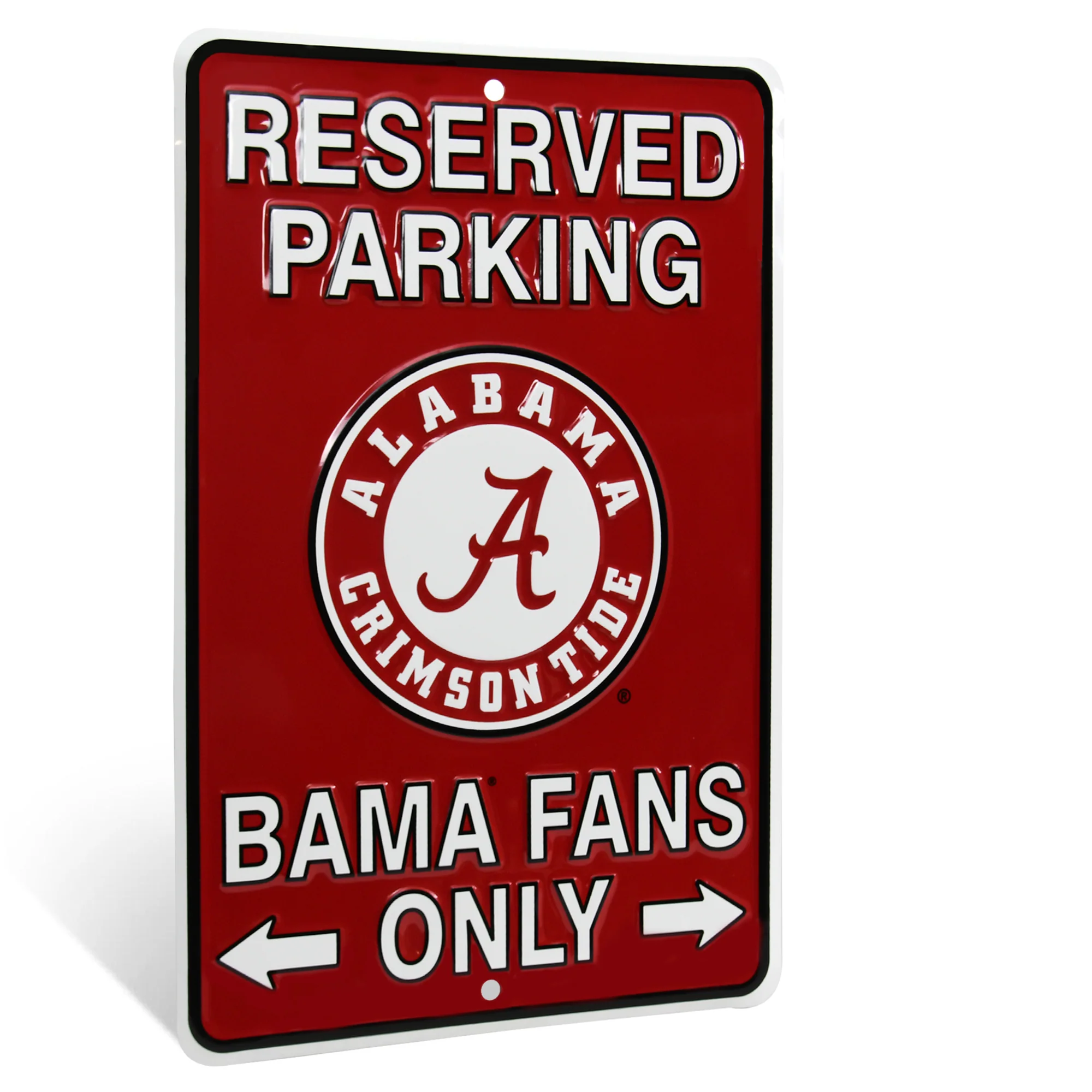 Crimson Tide Parking Only Metal Sign Man Cave Garage Wall Decor No Parking Signs