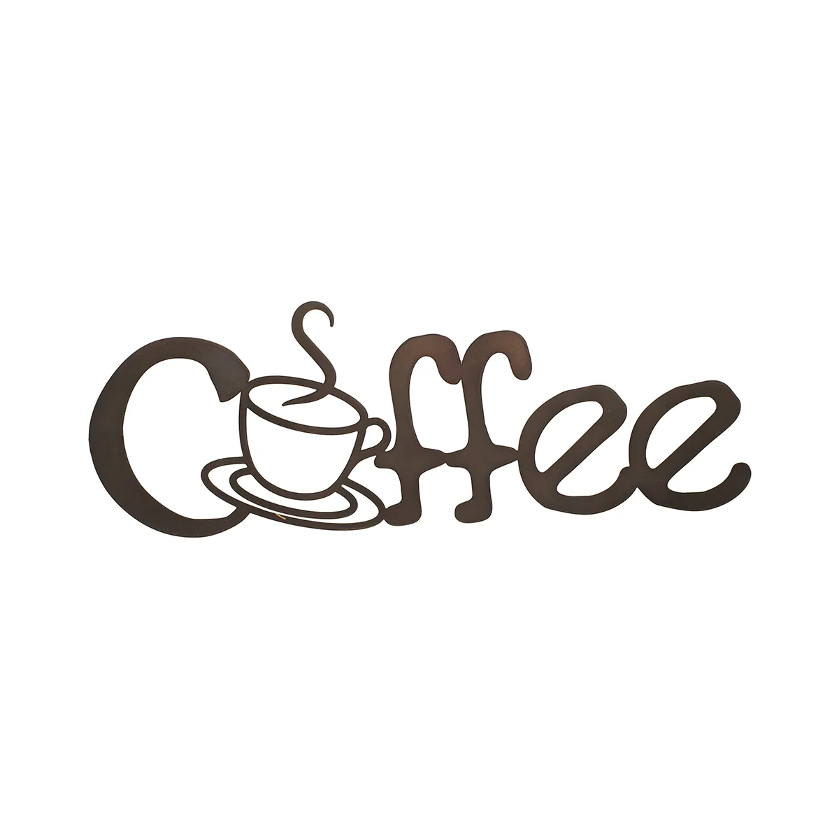 Decorative Rustic Metal 1 Coffee Cup Mug Sign Farmhouse Kitchen Home Wall Decor