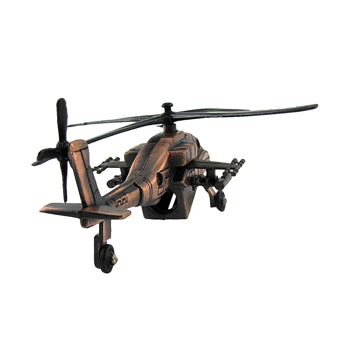 Diecast Army Apache 64 Helicopter Model Die Cast Pencil Sharpener Military Gift - Image 5