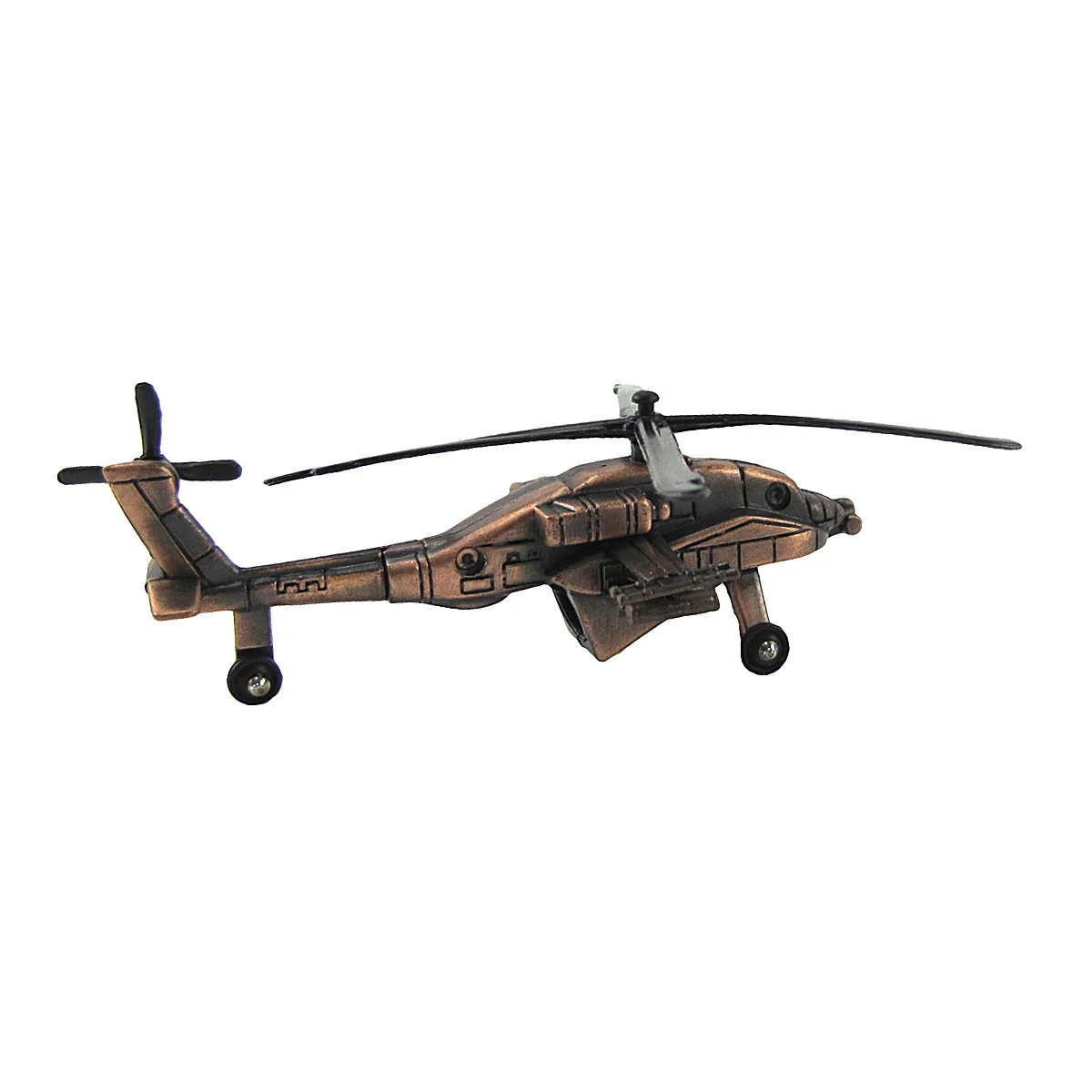 Diecast Army Apache 64 Helicopter Model Die Cast Pencil Sharpener Military Gift - Image 6