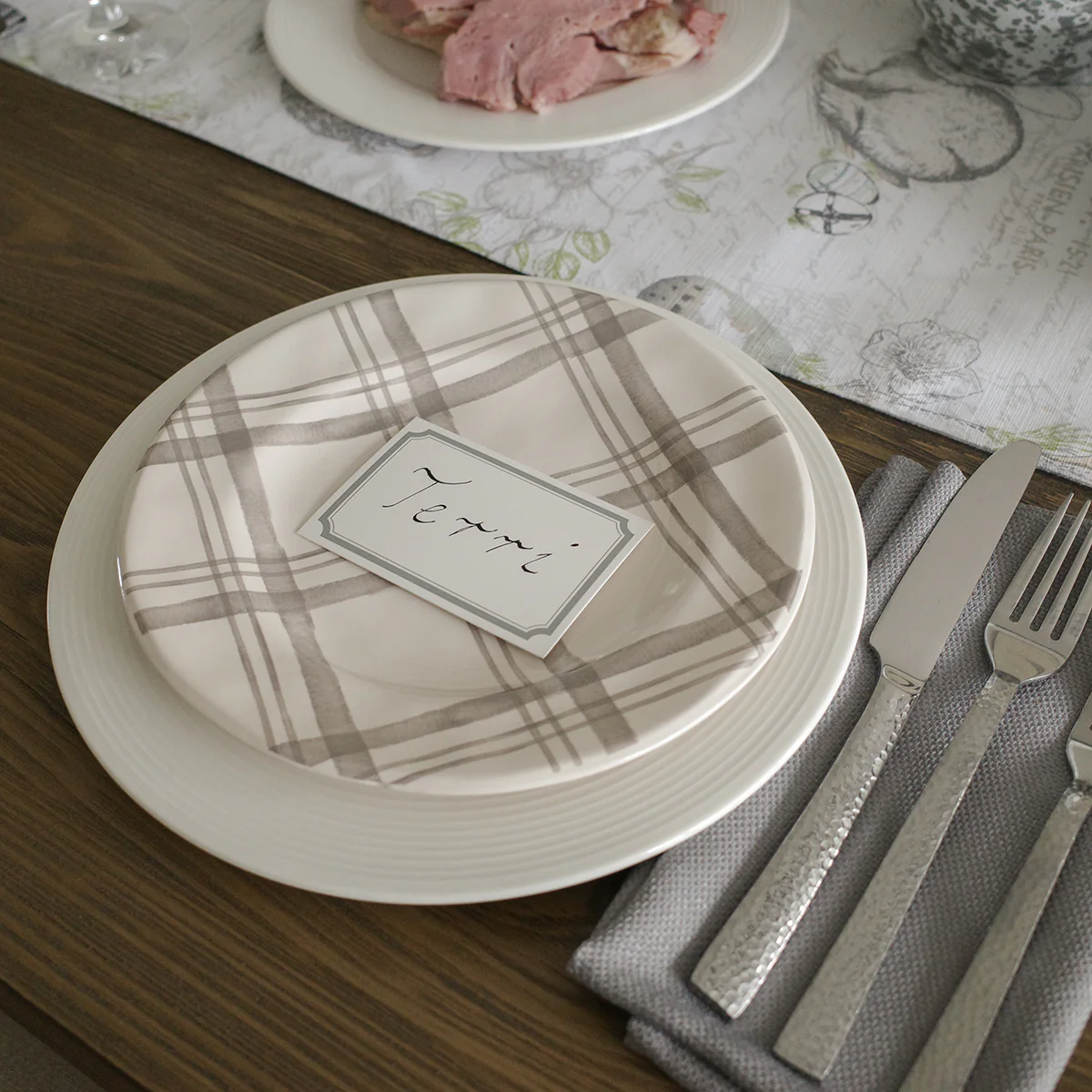 Dinner Table Blank Name Card Place Setting Centerpiece Wedding Party Event Decor - Image 3