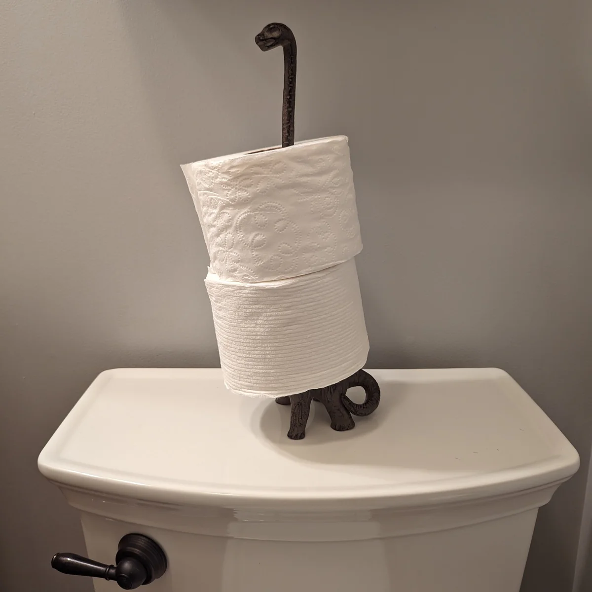 Dinosaur Bathroom Toilet Tissue Roll Holder Kitchen Paper Towel Stand Home Decor - Image 3