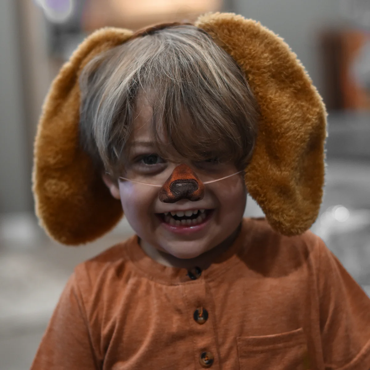 Dog Animal Dress Up Kit Ears Headband Tail Nose Cute Toddler Halloween Costume - Image 3