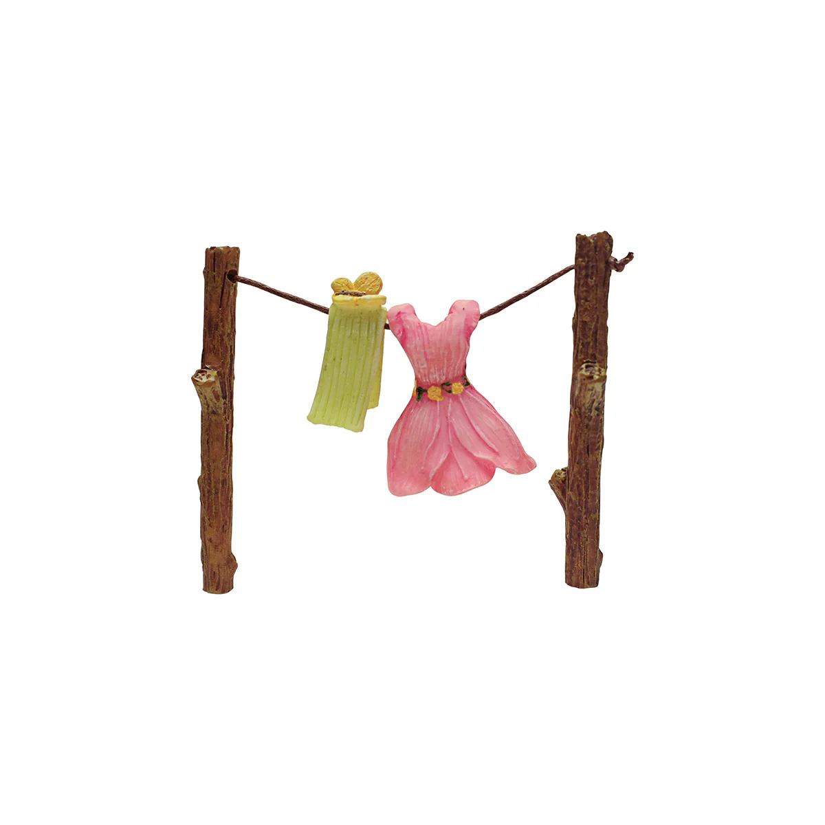 Drying Clothes Line Outdoor Fairy Garden Ornament Miniature Dollhouse Accessory - Image 2