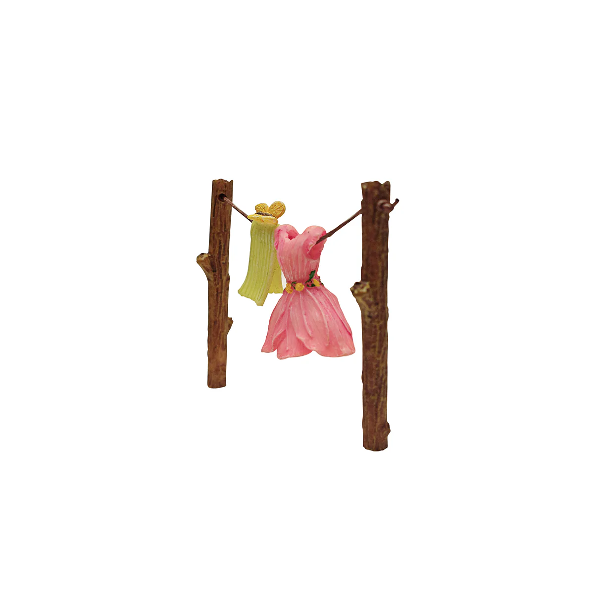 Drying Clothes Line Outdoor Fairy Garden Ornament Miniature Dollhouse Accessory - Image 3