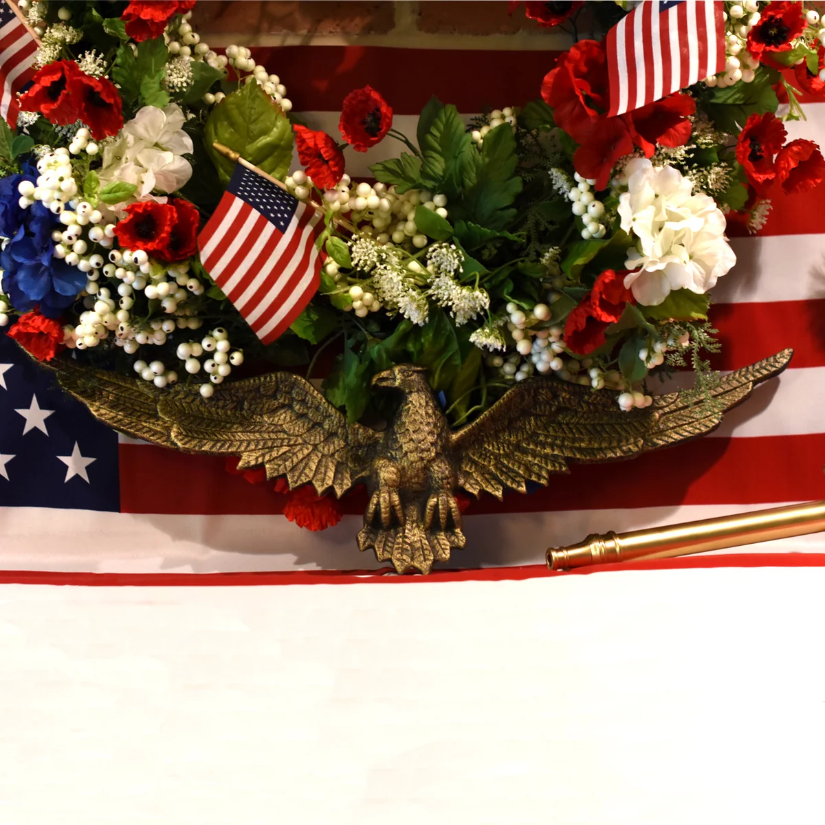 Eagle Wall Plaque Heavy Duty US Patriotic American Home Office Living Room Decor - Image 3