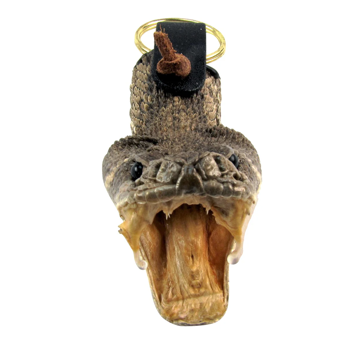 Eastern Diamondback Rattlesnake Head Keychain - Image 4