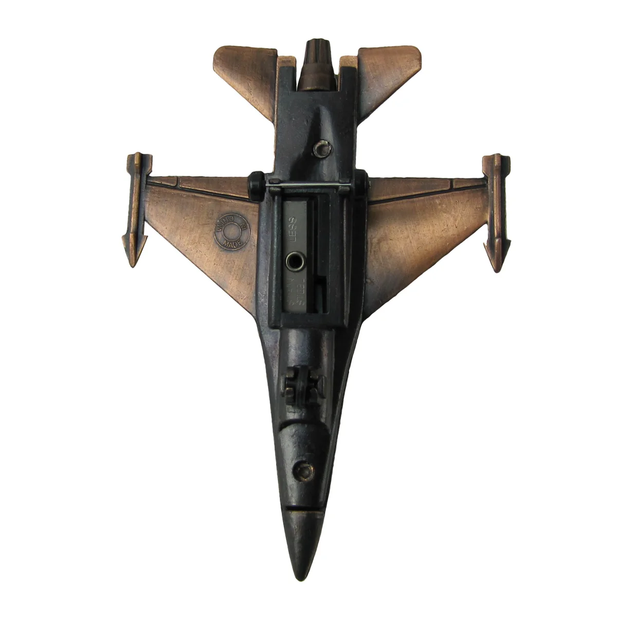 F-16 Fighter Jet Model Diecast Pencil Sharpener USAF Veteran Navy Sailor Gift - Image 6