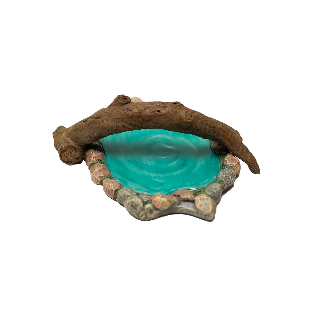 Fairy Garden Log Branch Bridge Pond Miniature Outdoor Dollhouse Landscape Decor - Image 2