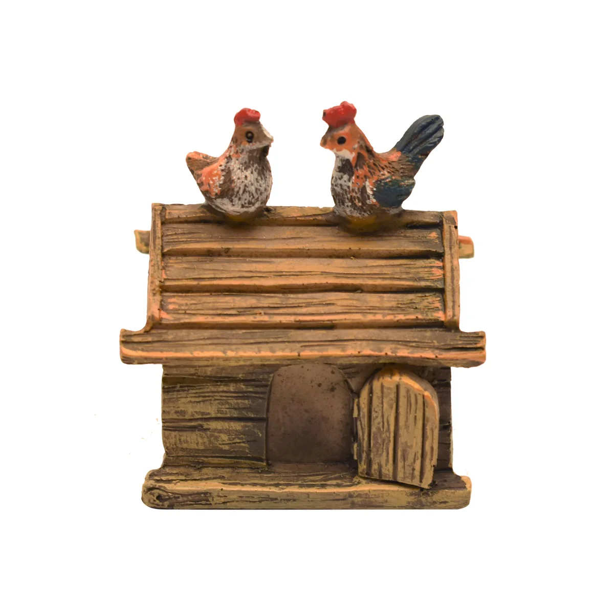Fairy Garden Miniature Chicken Coop House Outdoor Pen Dollhouse Landscape Decor - Image 3