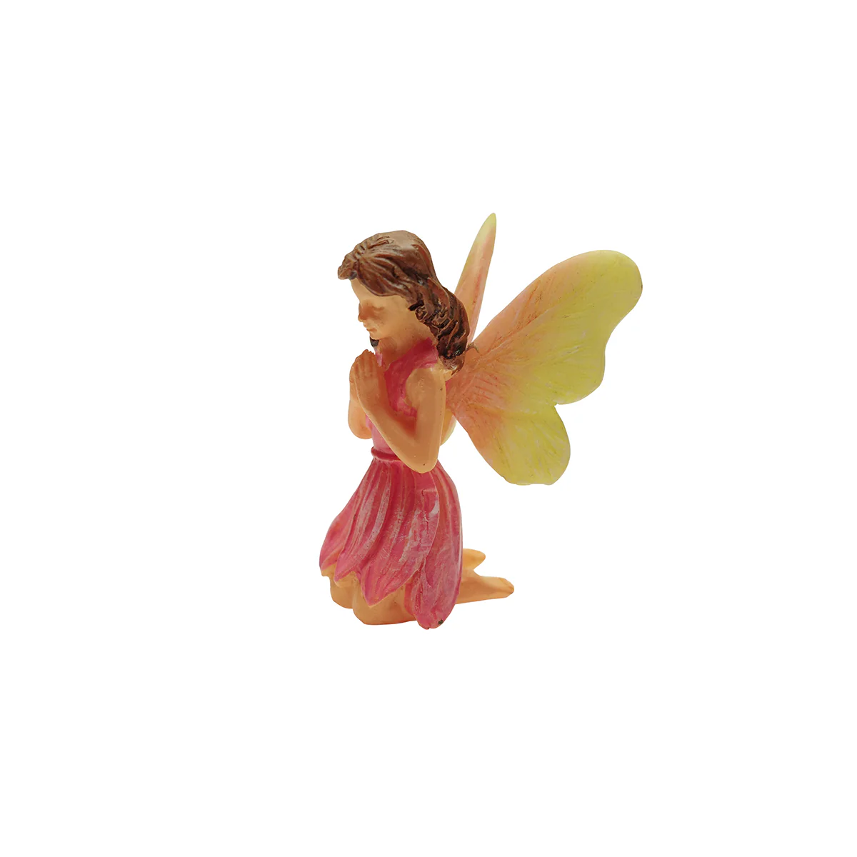 Fairy Girl Praying Figurine Garden Accessory Miniature Dollhouse Outdoor Decor