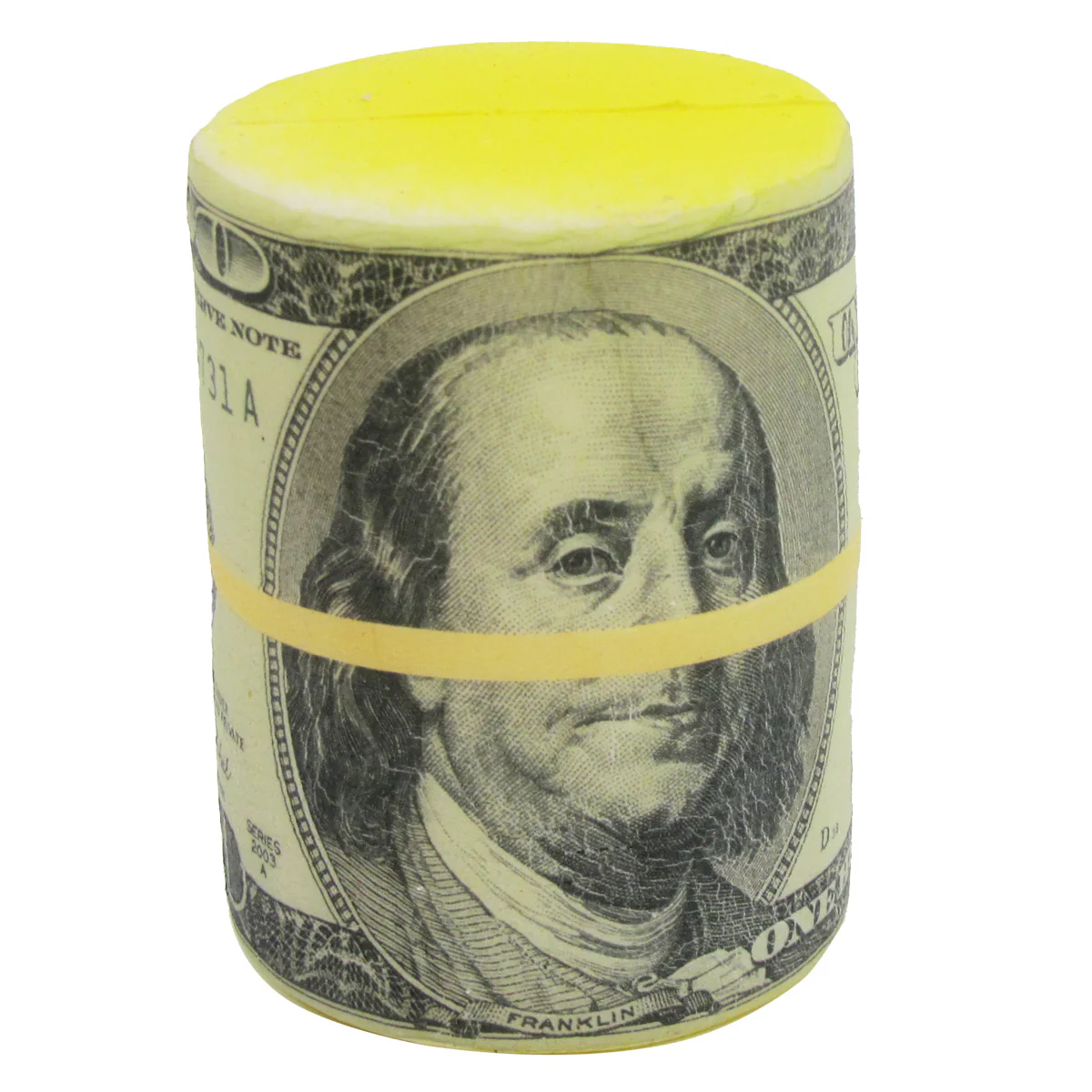 Fake $100 Dollar Bill Squish Stress Ball Anxiety Relief Foam Money Squeeze Toy