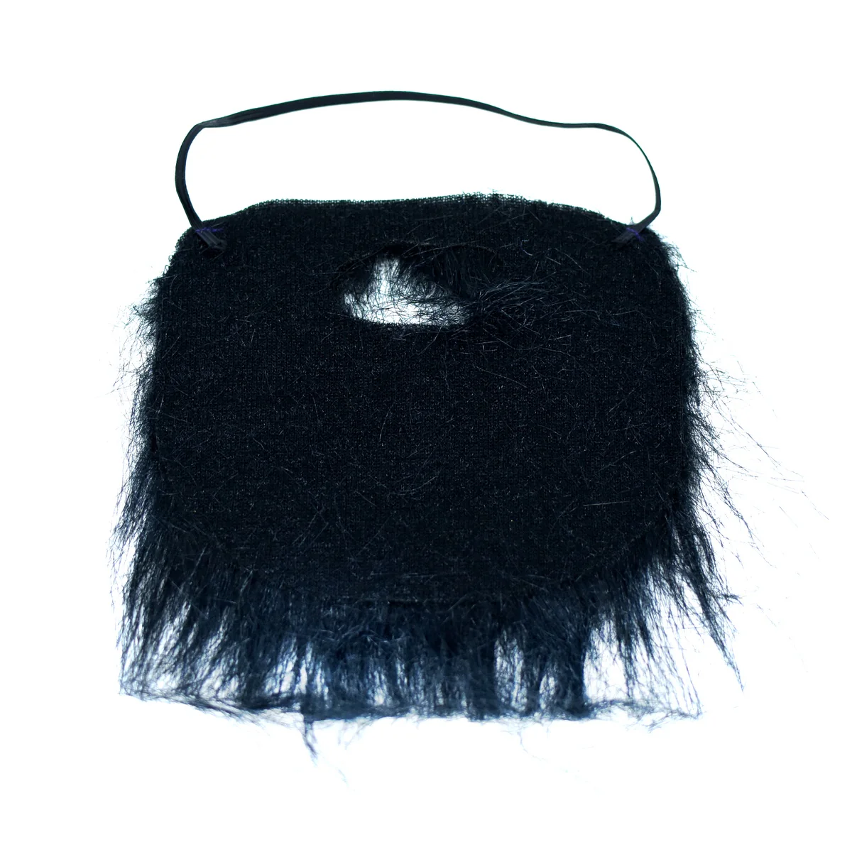 Fake Black Beard Mustache Facial Hair Halloween Costume Accessory Disguise Prop - Image 2