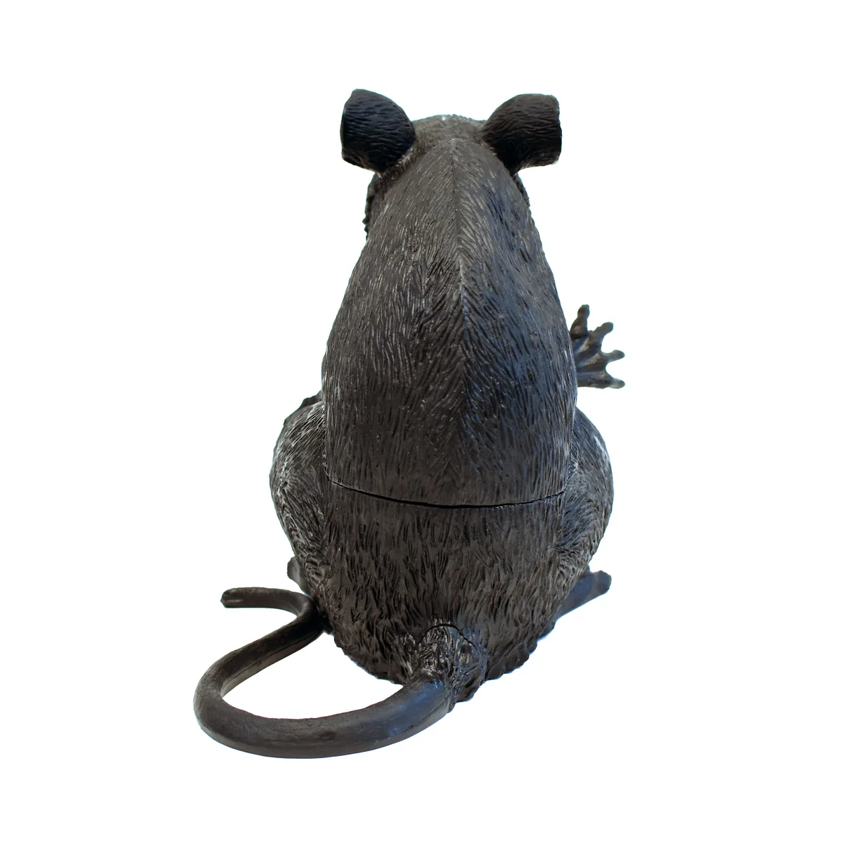 Fake Black Rat Figurine Scary Halloween Party Prop Prank Toy Haunted House Decor - Image 4