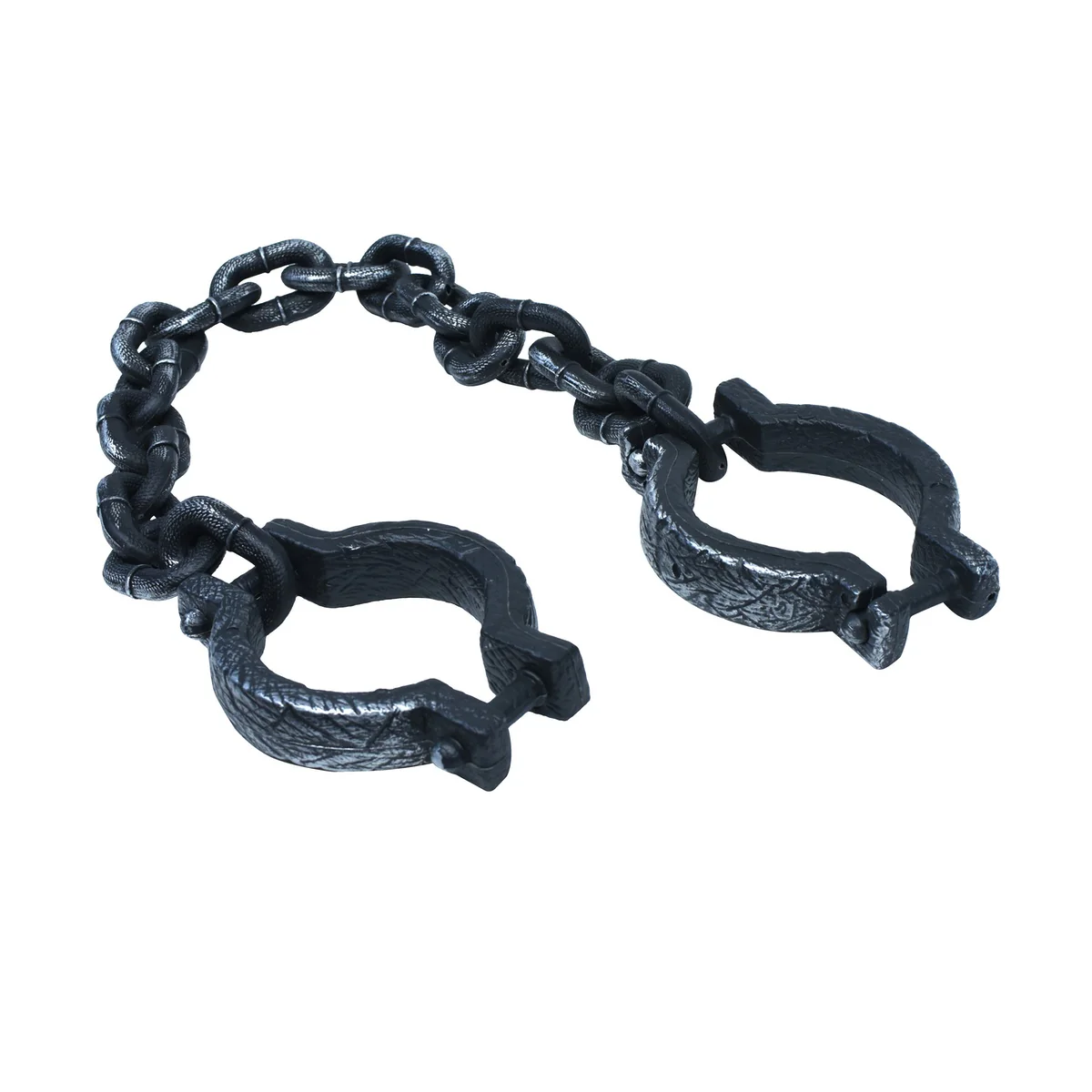 Fake Leg Shackles Prison Ankle Restraint Chains Halloween Costume Accessory Prop