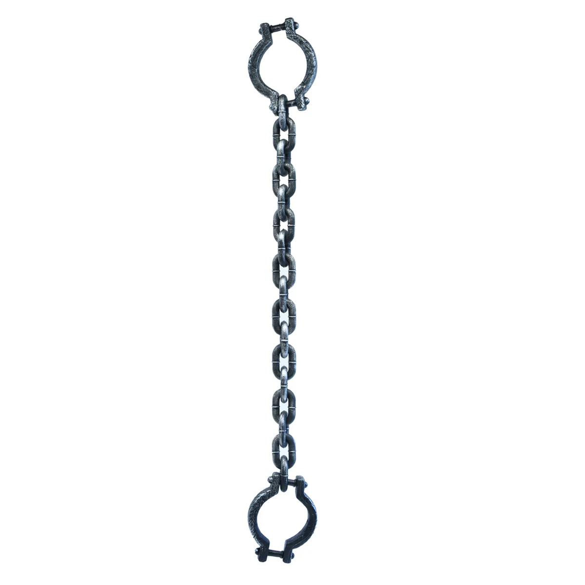 Fake Leg Shackles Prison Ankle Restraint Chains Halloween Costume Accessory Prop - Image 2