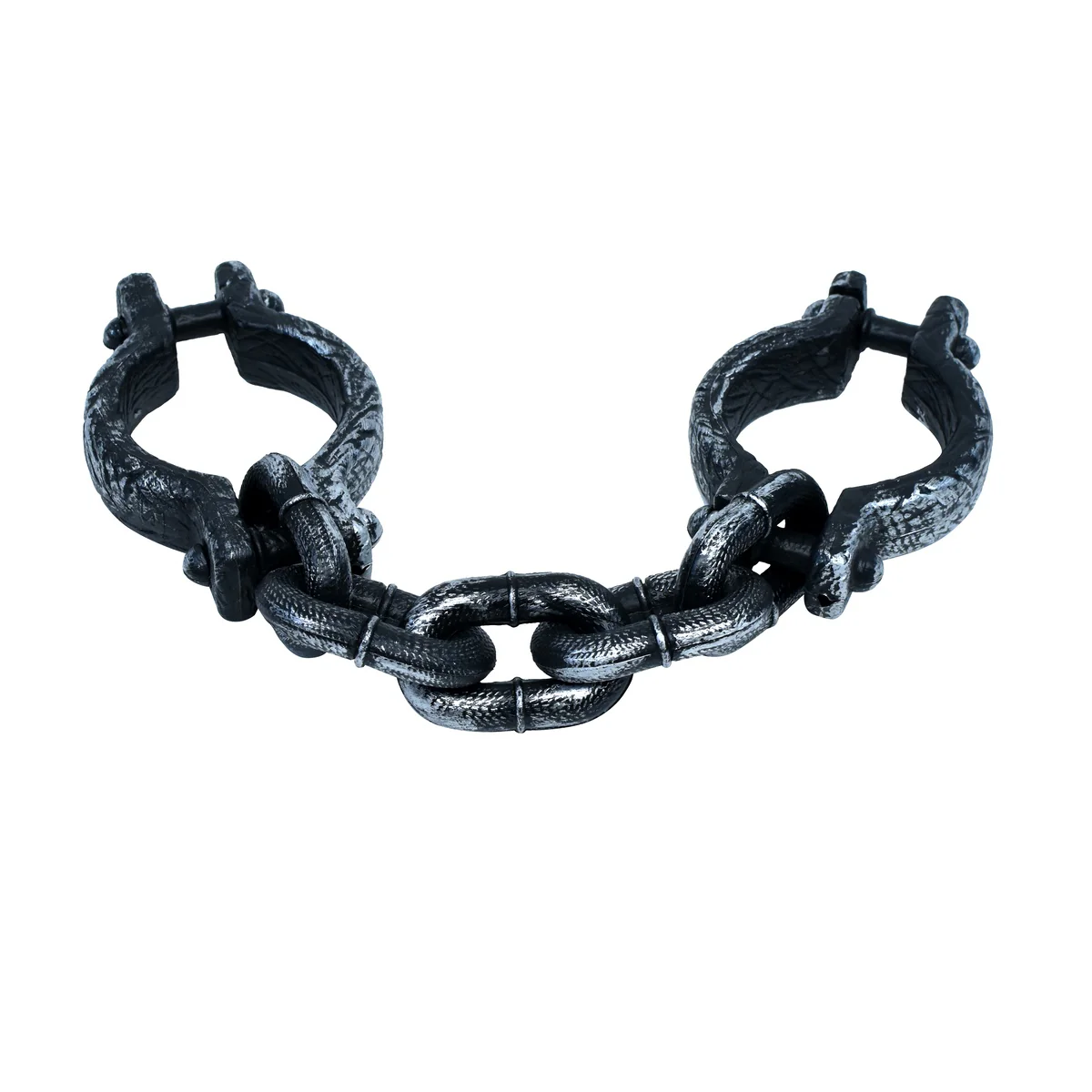 Fake Wrist Shackle Prison Chains Handcuff Restraints Halloween Costume Accessory - Image 3