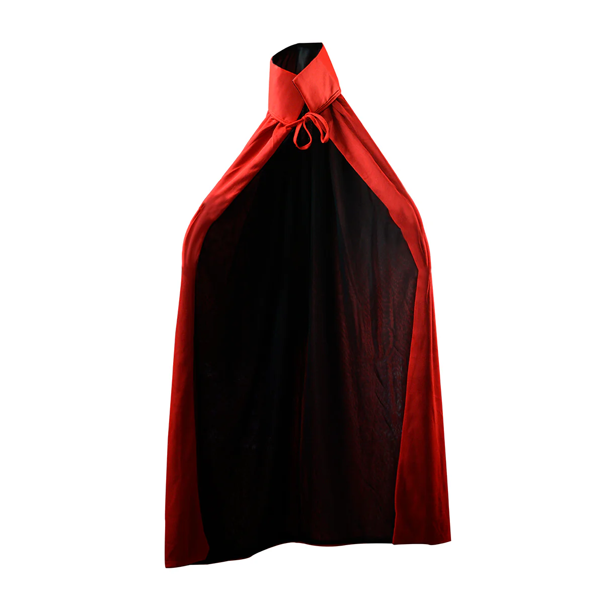 Fancy Red Black Pirate Cloak Reversible Cape Halloween Robe Witch Costume Prop - Image 2