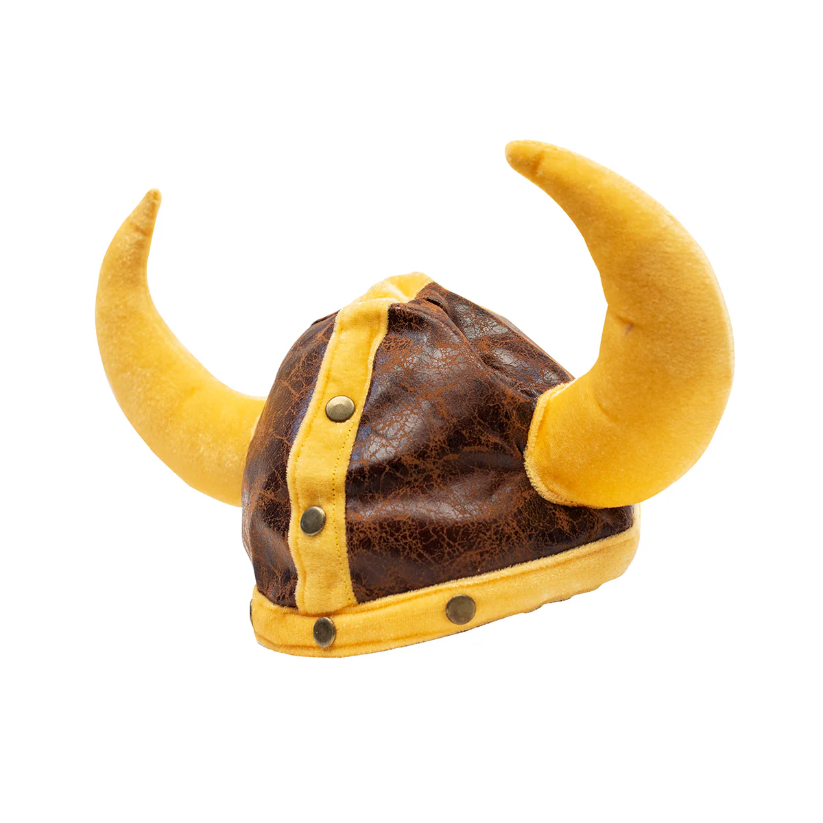 Faux Leather Horned Viking Helmet Hat Halloween Movie Cosplay Costume Accessory - Image 2