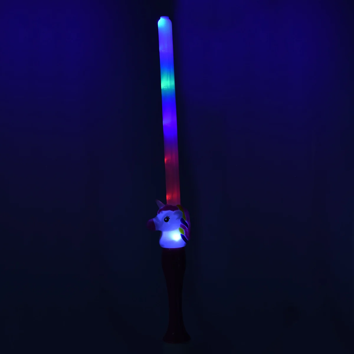 Flashing LED Light Rainbow Unicorn Bubbles Sword Toy Kid Saber Costume Accessory - Image 3