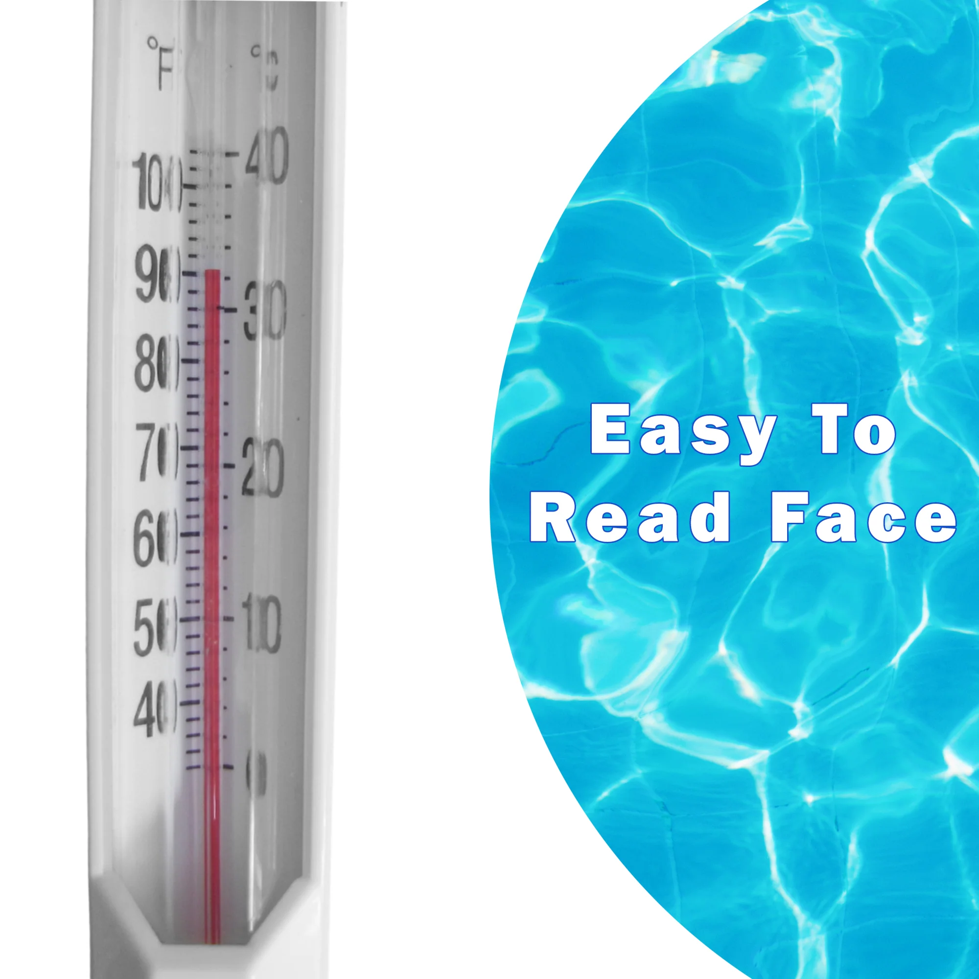 Floating Swimming Pool Thermometer Waterproof Outdoor Water Temperature Gauge 9" - Image 3