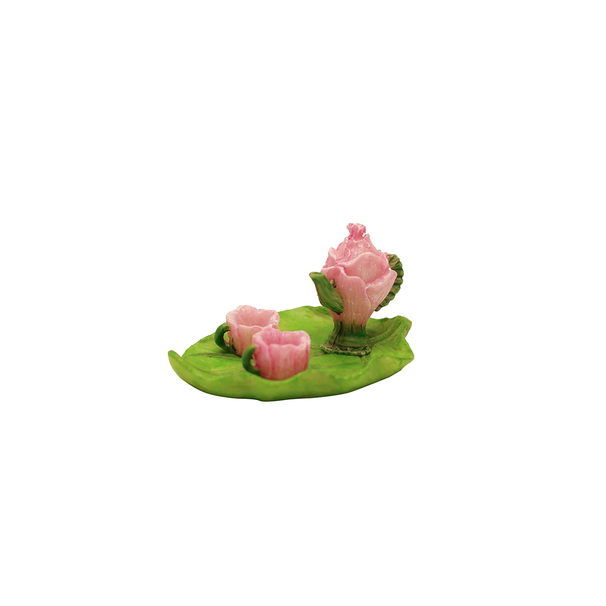Flower Pot Tea Set Miniature Fairy Garden Dollhouse Decor Outdoor Yard Accessory