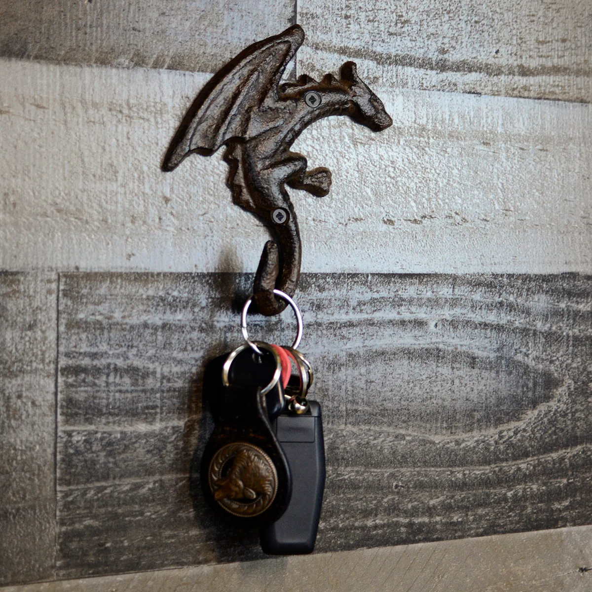 Flying Dragon Wall Hook Winged Coat Hat Rack Key Hanger Towel Holder Home Decor - Image 4