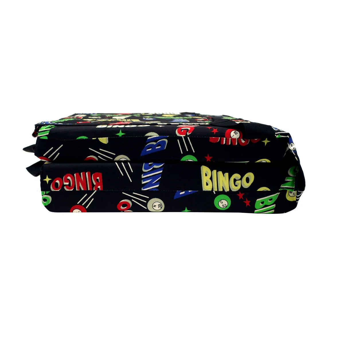 Foam Patterned Bingo Game Seat Fold Double Office Chair Cushion Back Support Pad - Image 4