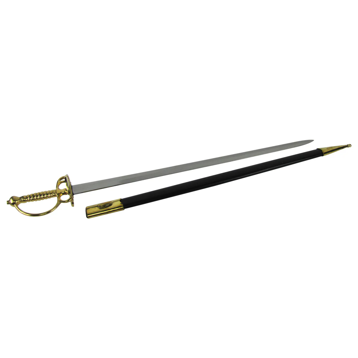 French Indian War Field Officer Sword with Scabbard - Image 2