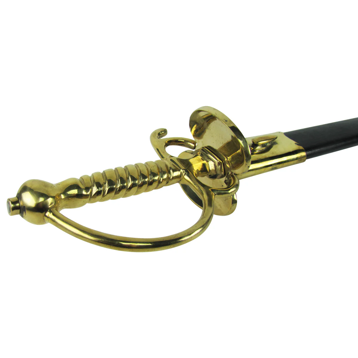 French Indian War Field Officer Sword with Scabbard - Image 4