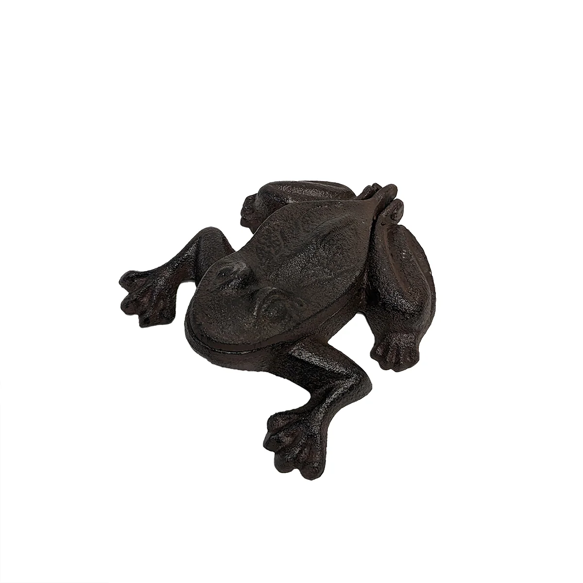 Frog Cast Iron Hide A Spare House Key Door Lock Small Box Outdoor Garden Decor