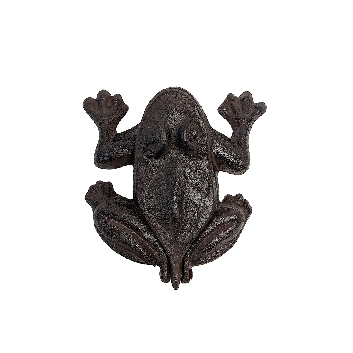 Frog Cast Iron Hide A Spare House Key Door Lock Small Box Outdoor Garden Decor - Image 2