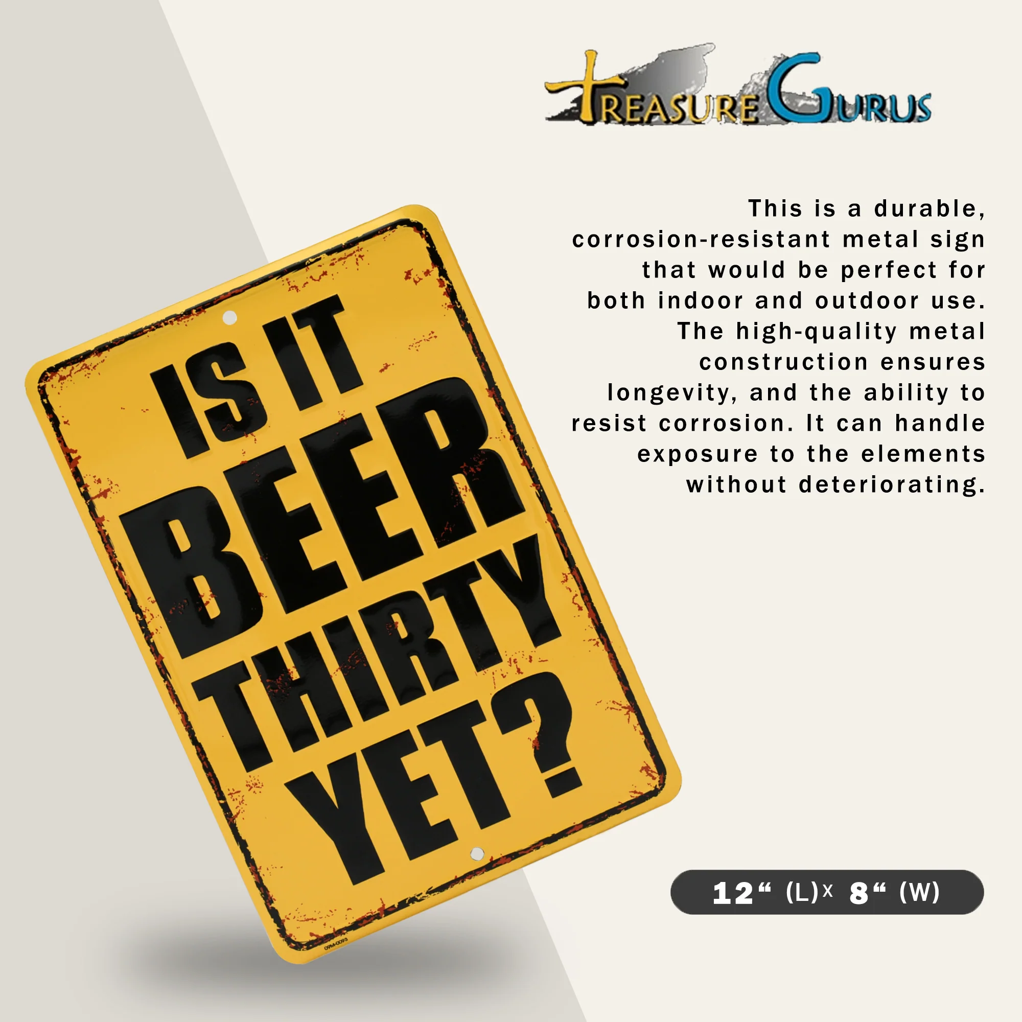 Funny Beer 30 Metal Wall Sign Man Cave Bar or Garage Basement Home Bar Decor - Image 2