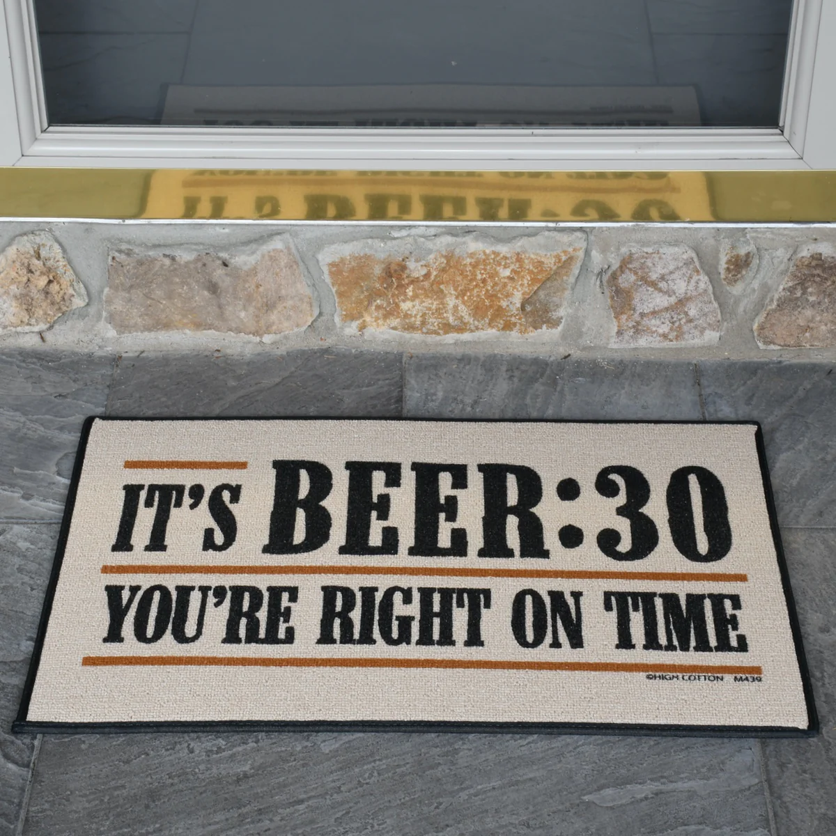 Funny Beer 30 Tan Welcome Doormat Outdoor Floor Rug Bar Pub Door Entrance Mat - Image 3