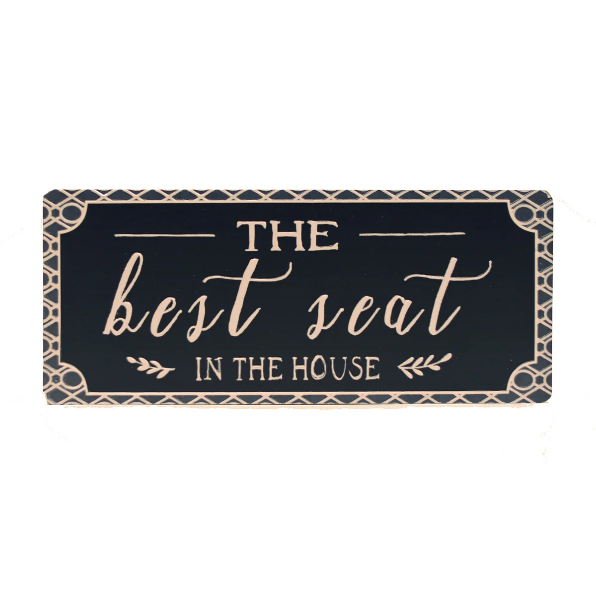 Funny Best Seat In House Rustic Metal Sign Man Cave Home Bar Bathroom Wall Decor