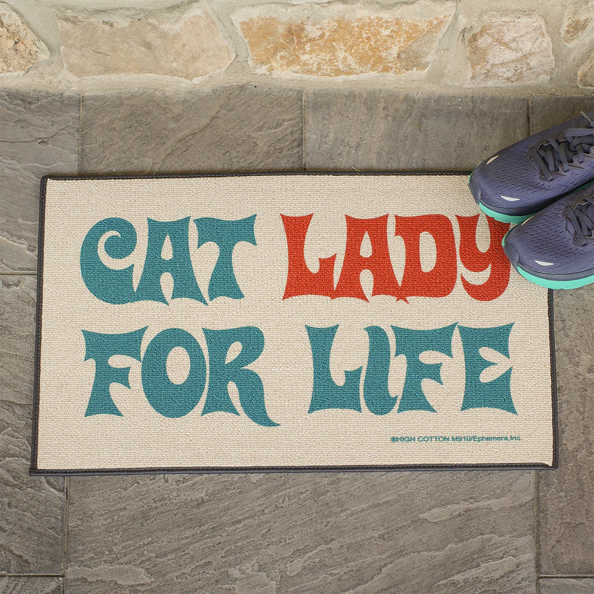 Funny Cat Lady For Life Outdoor Welcome Doormat Novelty Floor Rug Front Door Mat - Image 4