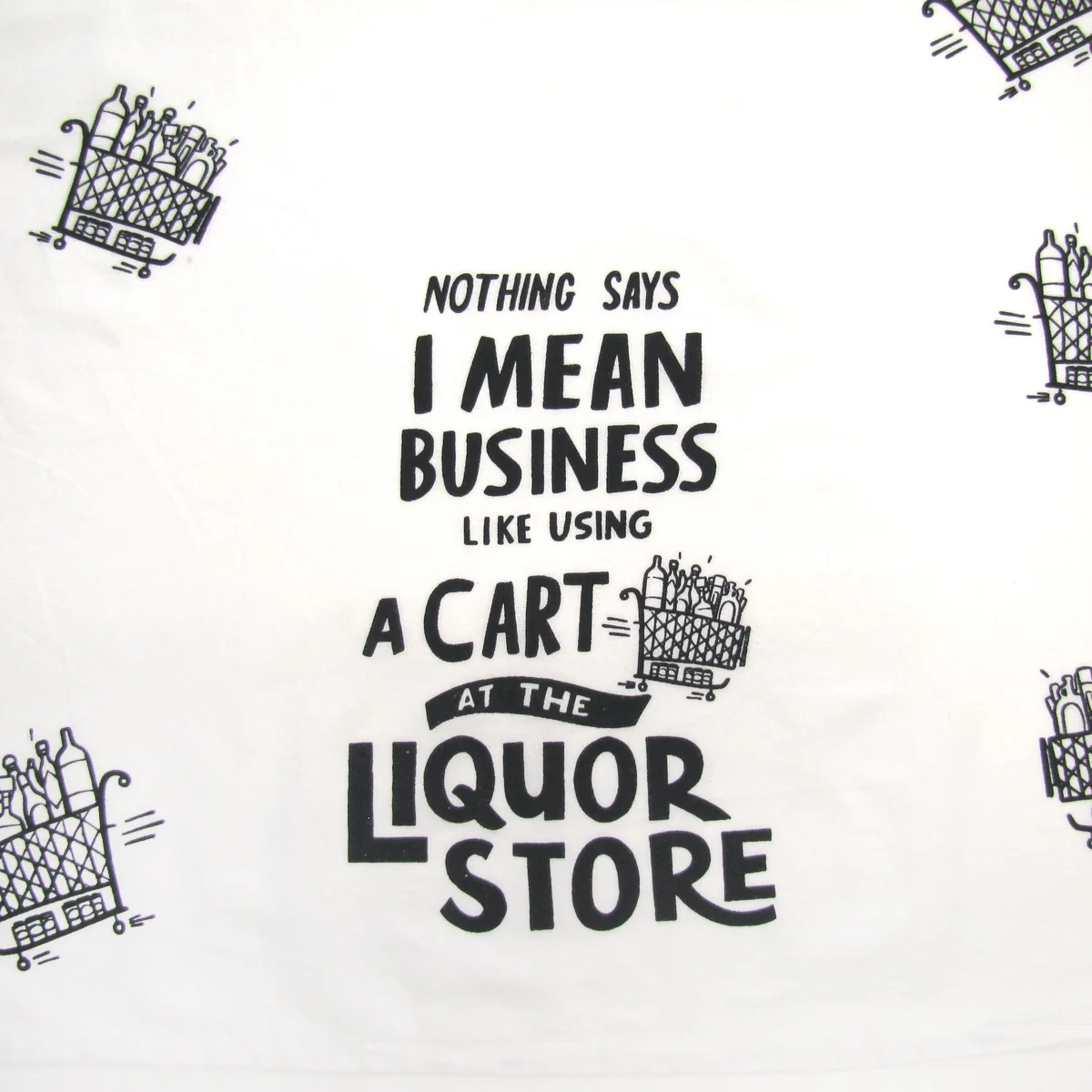 Funny Decorative Cloth Liquor Store Cart Shop Dish Dry Hand Towel Kitchen Decor - Image 3