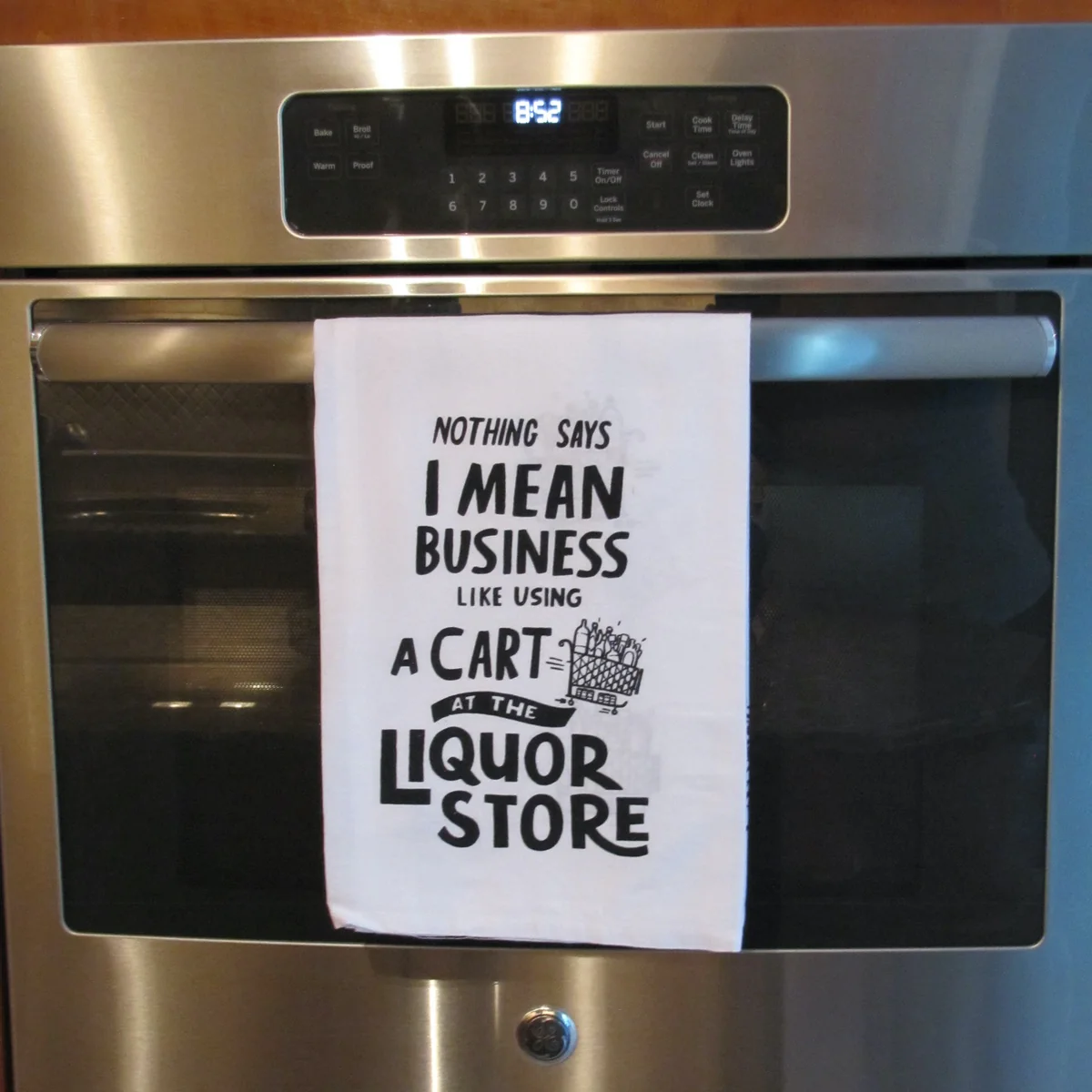 Funny Decorative Cloth Liquor Store Cart Shop Dish Dry Hand Towel Kitchen Decor - Image 6