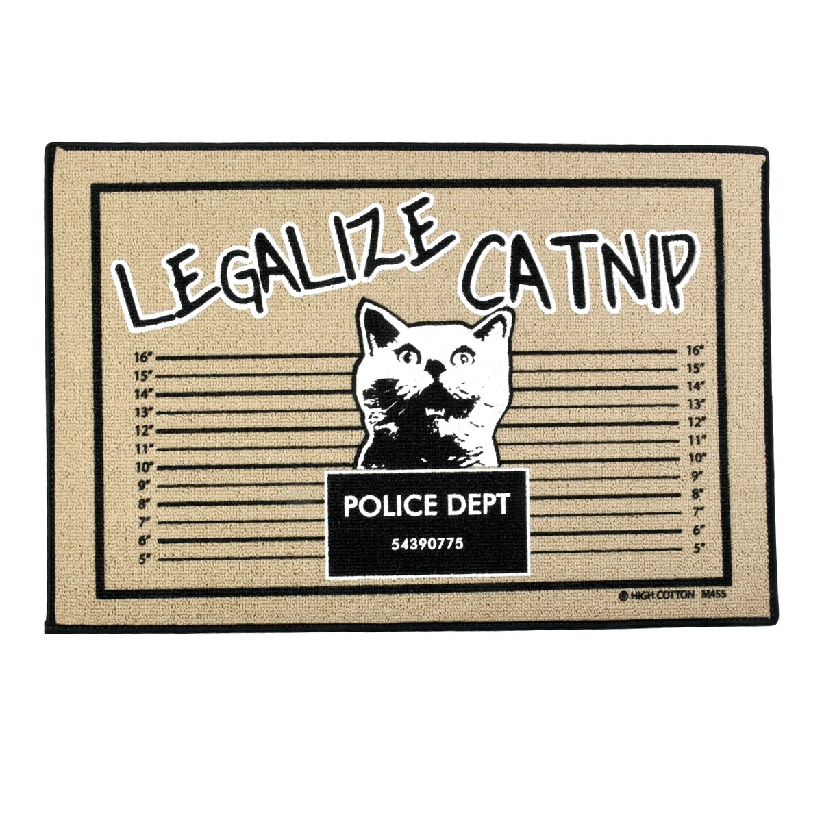 Funny Legalize Catnip Tan Welcome Doormat Outdoor Floor Rug Cat Novelty Door Mat - Image 7