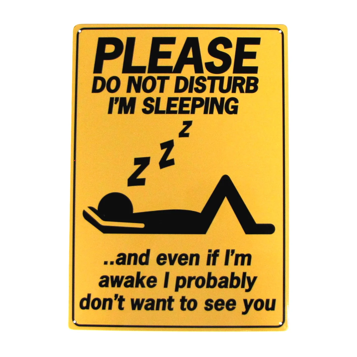 Funny Metal Do Not Disturb Novelty 8x12 Gag Sign Garage Man Cave Wall Door Decor