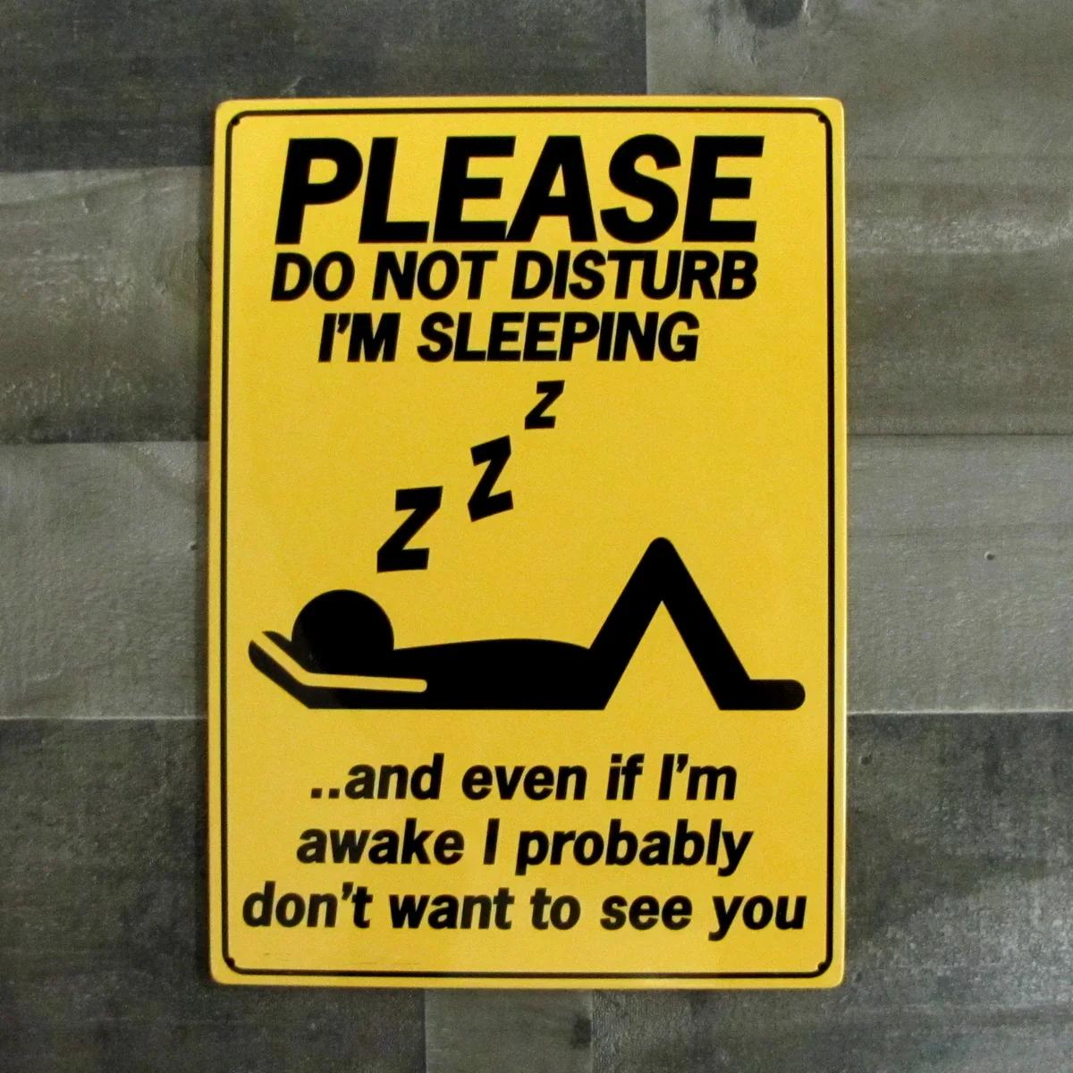 Funny Metal Do Not Disturb Novelty 8x12 Gag Sign Garage Man Cave Wall Door Decor - Image 3