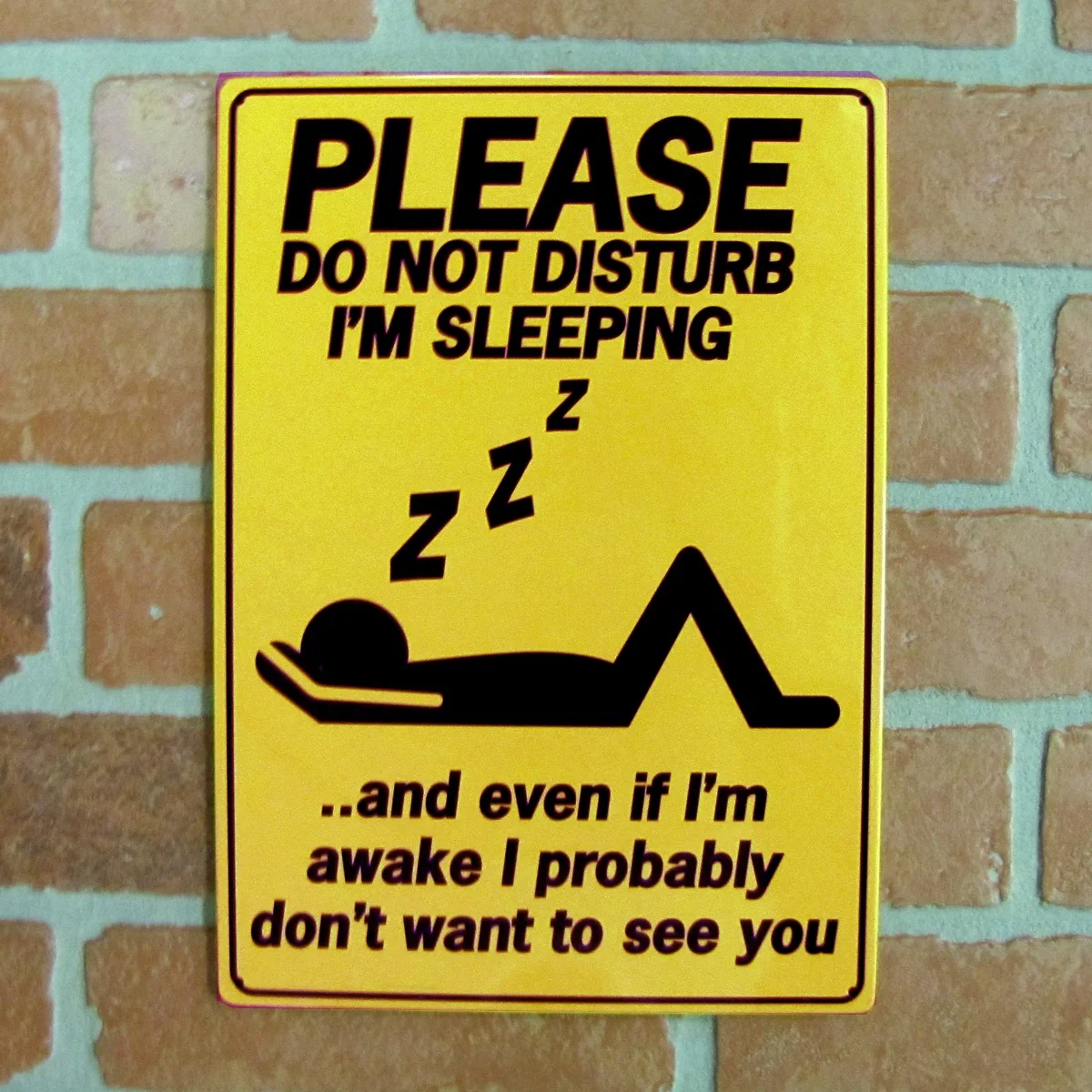 Funny Metal Do Not Disturb Novelty 8x12 Gag Sign Garage Man Cave Wall Door Decor - Image 4