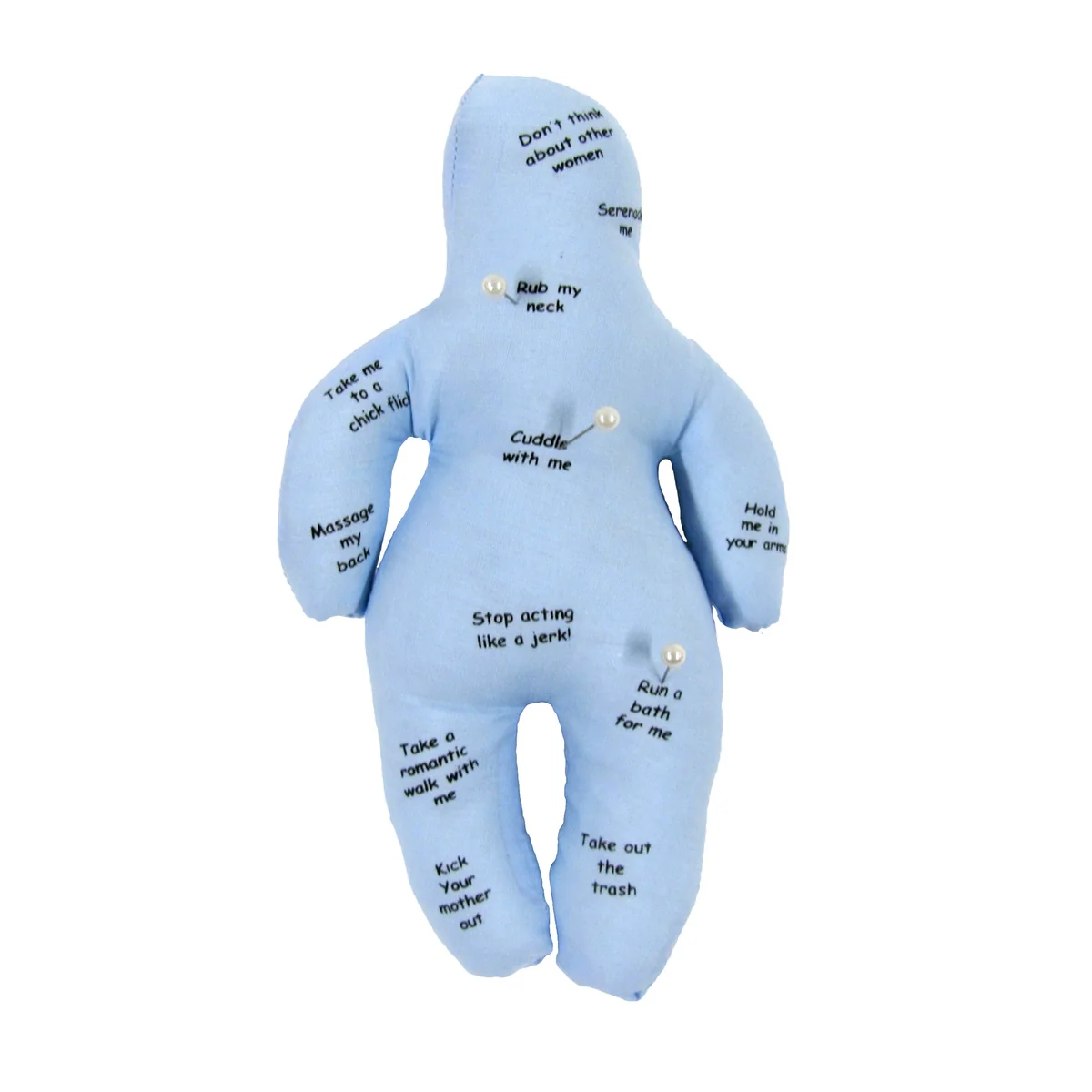 Funny New Husband Voodoo Doll Pins Novelty Stress Relief Toy Bride Gag Gift Joke - Image 4