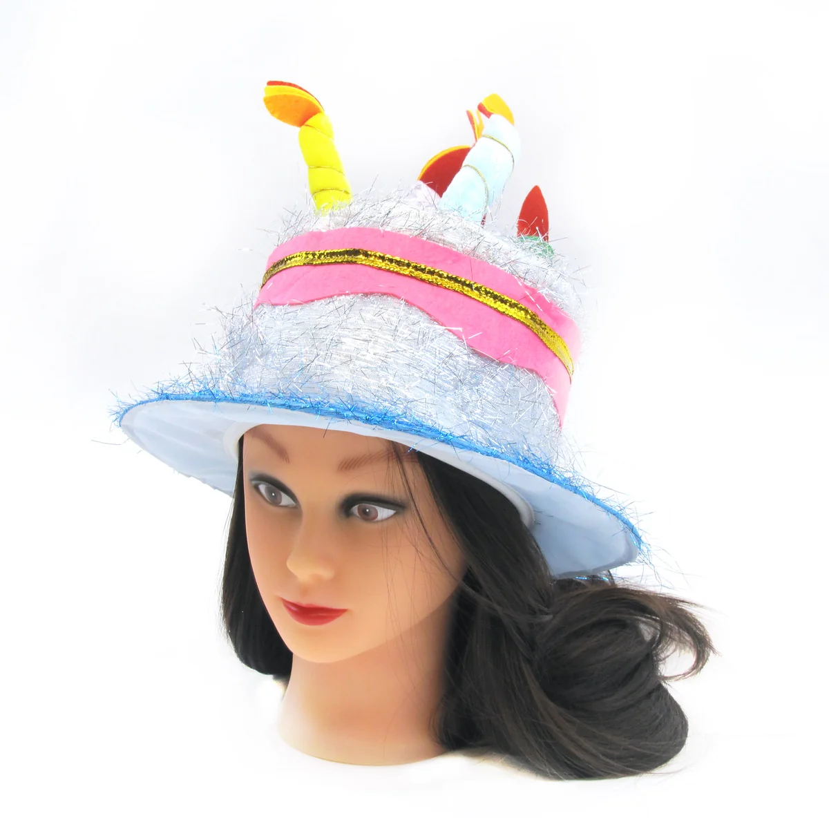 Funny Novelty Birthday Cake Candles Hat Costume Accessory Gag Gift Fun Party Cap - Image 4