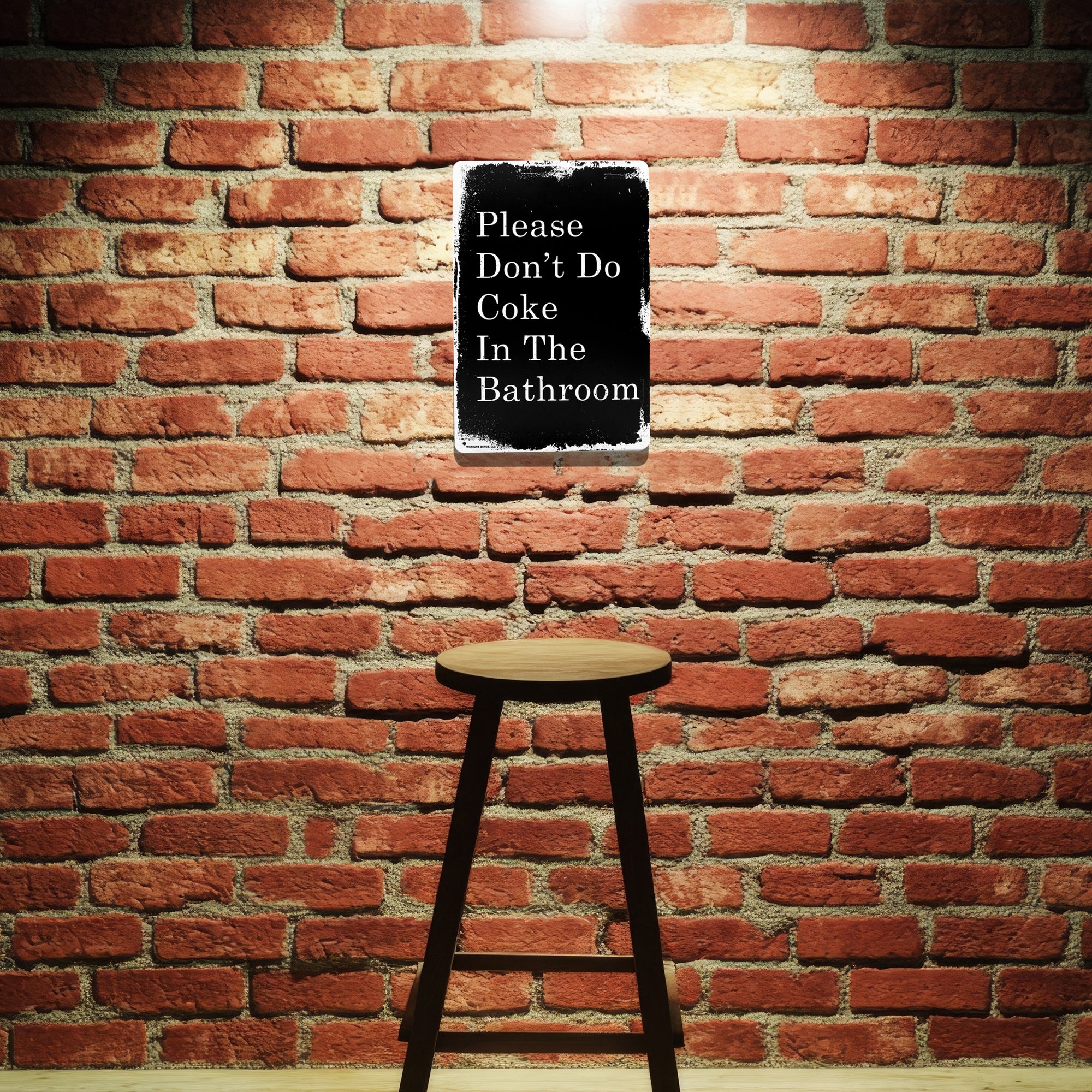 Funny Please Dont Do Coke In The Bathroom Sign Man Cave Home Bar Dorm Room Decor - Image 7