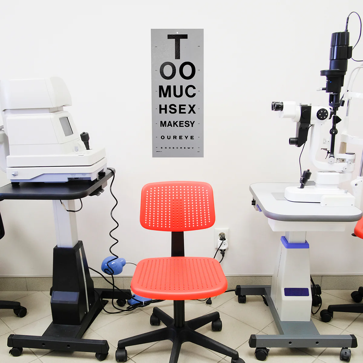 Funny Too Much Sex Eye Chart Sign Vision Poster Man Cave Home Bar Wall Decor - Image 5