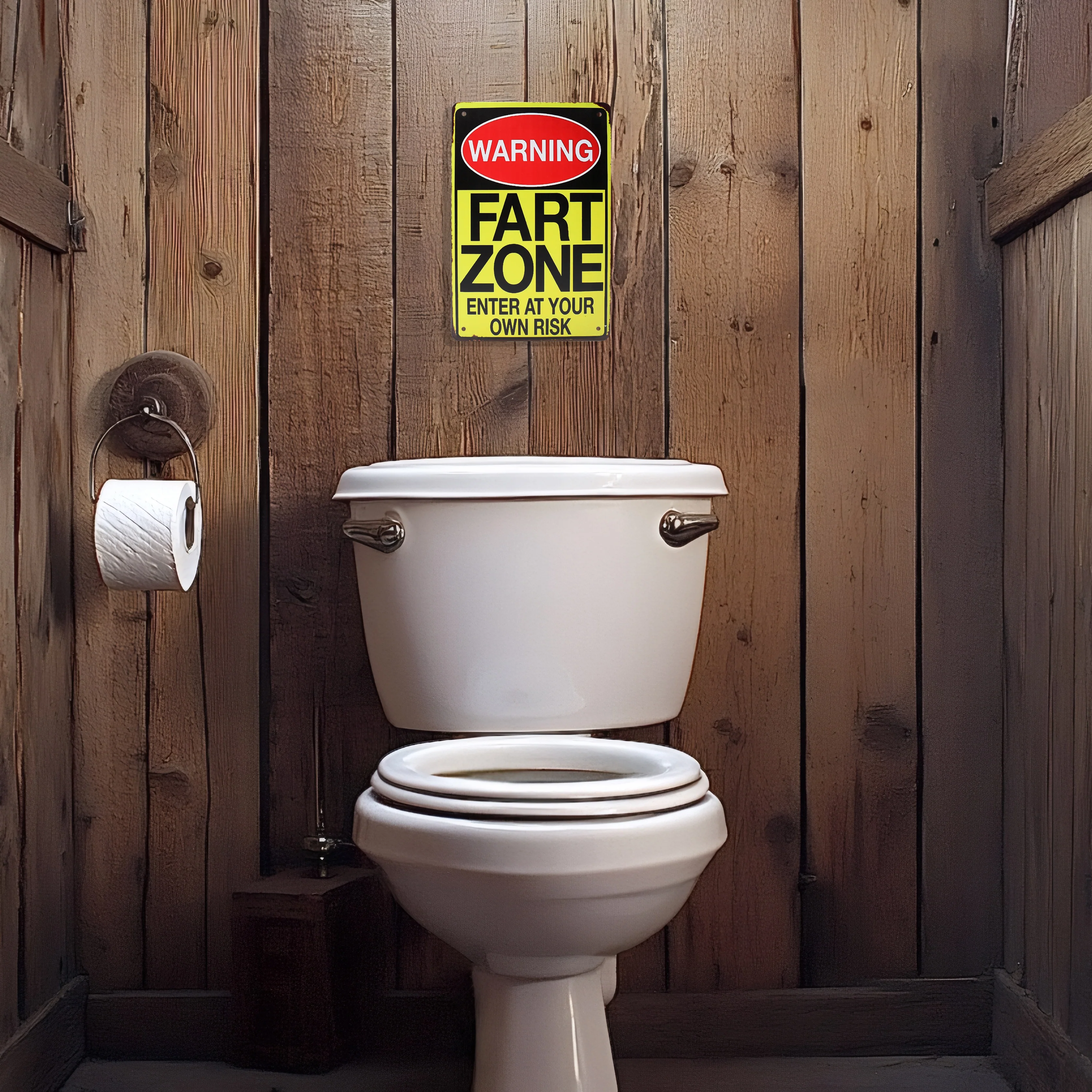 Warning Fart Zone Funny Metal Sign for Man Cave Garage Dorm Room Decor Wall Art - Image 7