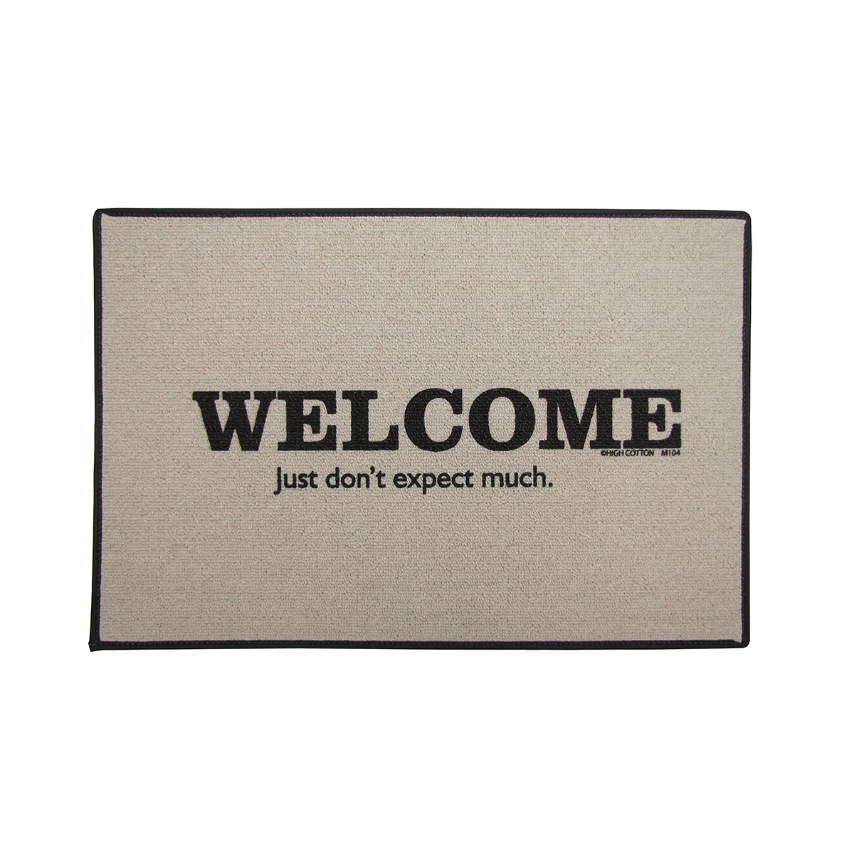 Funny Welcome Dont Expect Much Outdoor Doormat Novelty Floor Rug Front Door Mat